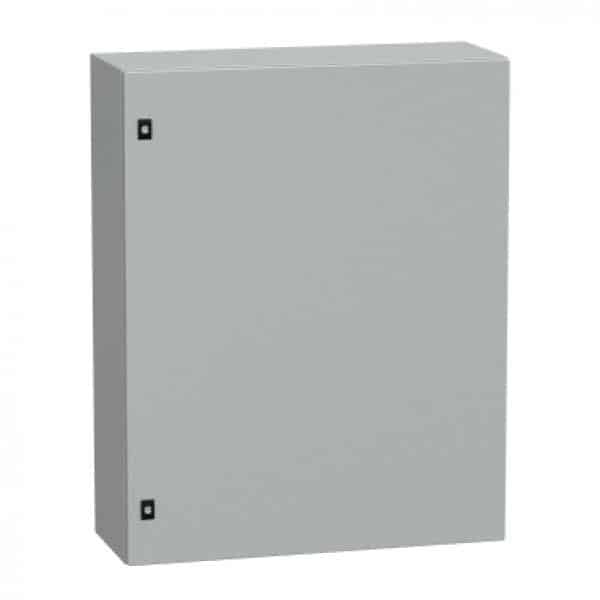 Spacial CRN plain door with mount.plate. H1000xW800xD300 IP66 IK10 RAL7035..